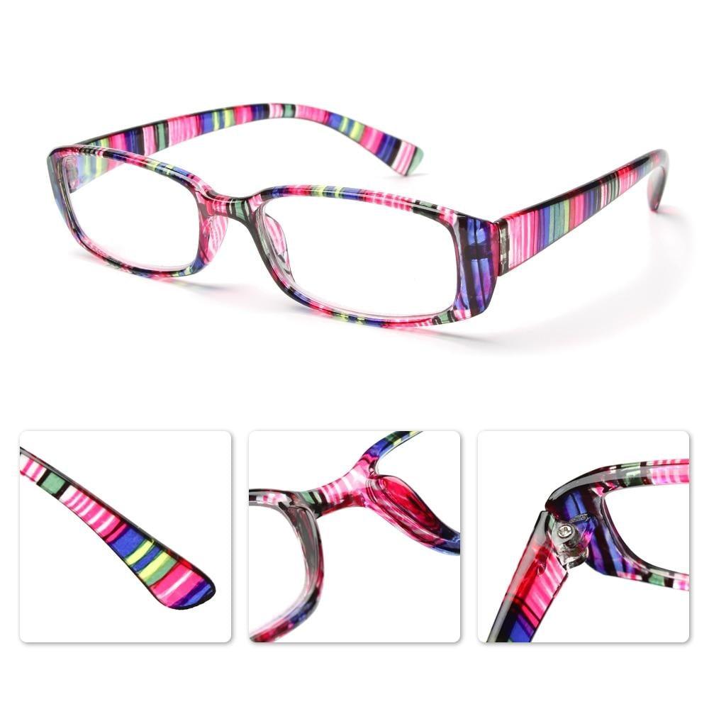 Fashion Print Reading Glasses Women Men Anti Blue Light Glasses Computer Goggles Eye Protection For Men And Women  Portable High-definition  Lens Retro Magnifier Eyewear Diopter +1.0~+4.0