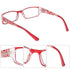 Fashion Print Reading Glasses Women Men Anti Blue Light Glasses Computer Goggles Eye Protection For Men And Women  Portable High-definition  Lens Retro Magnifier Eyewear Diopter +1.0~+4.0