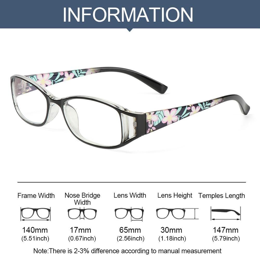 Fashion Print Reading Glasses Women Men Anti Blue Light Glasses Computer Goggles Eye Protection For Men And Women  Portable High-definition  Lens Retro Magnifier Eyewear Diopter +1.0~+4.0