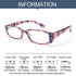 Fashion Print Reading Glasses Women Men Anti Blue Light Glasses Computer Goggles Eye Protection For Men And Women  Portable High-definition  Lens Retro Magnifier Eyewear Diopter +1.0~+4.0