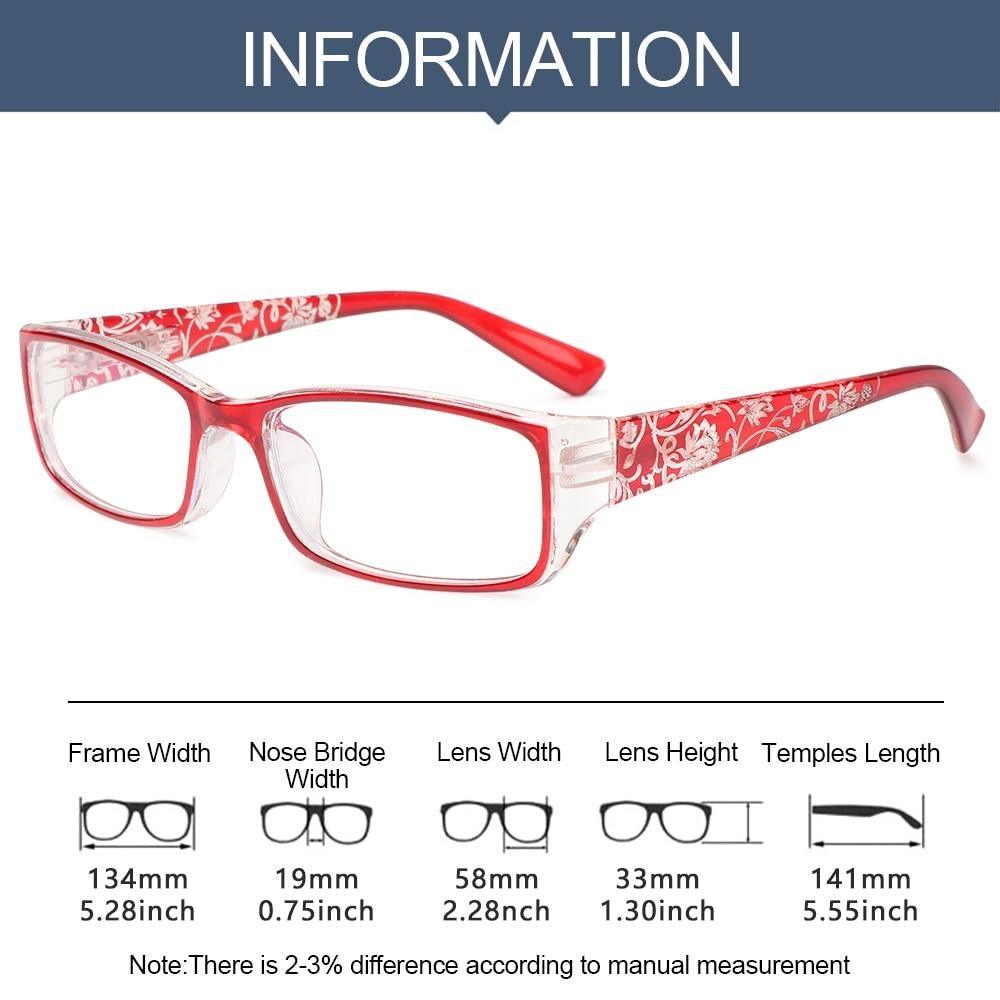 Fashion Print Reading Glasses Women Men Anti Blue Light Glasses Computer Goggles Eye Protection For Men And Women  Portable High-definition  Lens Retro Magnifier Eyewear Diopter +1.0~+4.0