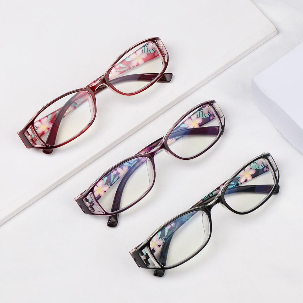 Fashion Print Reading Glasses Women Men Anti Blue Light Glasses Computer Goggles Eye Protection For Men And Women  Portable High-definition  Lens Retro Magnifier Eyewear Diopter +1.0~+4.0