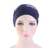 Fashion Printed Flowers Soft Beanie Turban Hat Inner Hijabs Cap Muslim Head Scarf Turban Bonnet Ladies Wrap Under Hijab Caps For Women