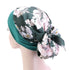 Fashion Printed Flowers Soft Beanie Turban Hat Inner Hijabs Cap Muslim Head Scarf Turban Bonnet Ladies Wrap Under Hijab Caps For Women