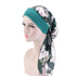 Fashion Printed Flowers Soft Beanie Turban Hat Inner Hijabs Cap Muslim Head Scarf Turban Bonnet Ladies Wrap Under Hijab Caps For Women