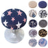 Fashion Printed Round Chair Cover Bar Stool Cover Elastic Stretchy Seat Cover Chair Protector Home Chair Slipcover Stretch Round Bar Stool Covers Washable Stool Cushion Slipcover Elastic Bar Chair Covers