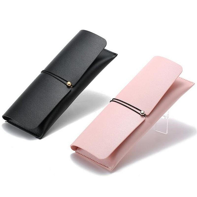 Fashion PU Leather Cover Sunglasses Case For Women Men Glasses Portable Drawstring Soft Glasses Pouch Bag Portable Eyeglass Case Eyeglass Case Leather For Men Sunglasses Case Travel Pouch Sleeve Case For Glasses