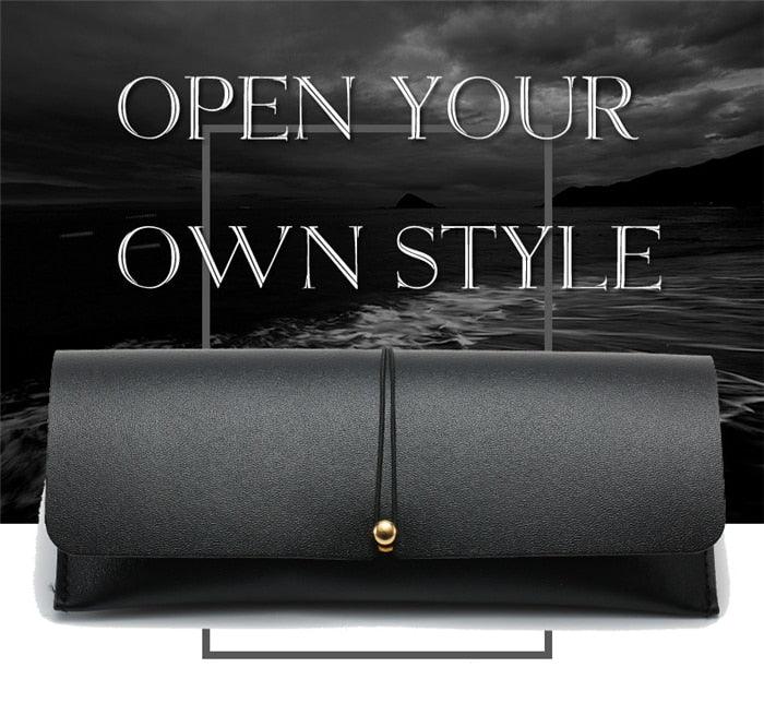 Fashion PU Leather Cover Sunglasses Case For Women Men Glasses Portable Drawstring Soft Glasses Pouch Bag Portable Eyeglass Case Eyeglass Case Leather For Men Sunglasses Case Travel Pouch Sleeve Case For Glasses