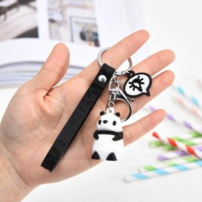 Fashion PU Leather Punk French Bulldog Keychain Cute French Bulldog Key Pendant School Bag Handbag Car Keychain Pendant Dog Keychains For Women Bag Pendant Jewelry Trinket Men's Car Key Ring Key Chain