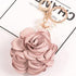 Fashion Rose Flowers Keychain Bag Pendant Car Ornaments Cool Car Key Chain Holder Cool Car Key Rings Chain Charm For Women Key Chain Buckle Key Ring