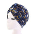 Fashion Soft Cotton Print Inner Headdress Lightweight Turban Elegant Bonnet Hijab Caps Arab Wrap Hijab Headscarf Hat For Woman