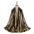 Fashion Soft Hijab Long Leaf Feather Geometry Pattern Black Series Bronzing Chiffon Hijab Scarf Headwrap Shawl Headscarf for Muslim Women