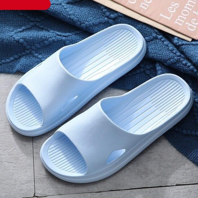 Fashion Summer Women's Flip-Flops Slippers Shoes For Women Open Toe Clear Women Outdoor Flat Beach Slides Soft Lightweight Sandals For Women Anti Slip Casual Slippers Shower Beach Pool Bathroom Flat Slides Shoes