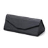 Fashion Sunglasses Holder Triangle Folding Waterproof Strong Magnet Eyewear Case Sun Glasses Box Eyeglasses Protective Case Luxury Stylish Leather Compact Magnet Closure Sunglasses Cases For School Reading Home