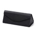 Fashion Sunglasses Holder Triangle Folding Waterproof Strong Magnet Eyewear Case Sun Glasses Box Eyeglasses Protective Case Luxury Stylish Leather Compact Magnet Closure Sunglasses Cases For School Reading Home