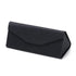 Fashion Sunglasses Holder Triangle Folding Waterproof Strong Magnet Eyewear Case Sun Glasses Box Eyeglasses Protective Case Luxury Stylish Leather Compact Magnet Closure Sunglasses Cases For School Reading Home