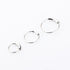 Fashion Surgical Steel Nose Hoop Nose Ring Stud Punk Style Body Piercing Jewelry Nose Lip Cartilage Tragus Helix Stainless Steel Hinged Clicker Segment Nose Ring Hoops Helix Cartilage Tragus Sleeper Earrings Body Piercing Ear Piercing