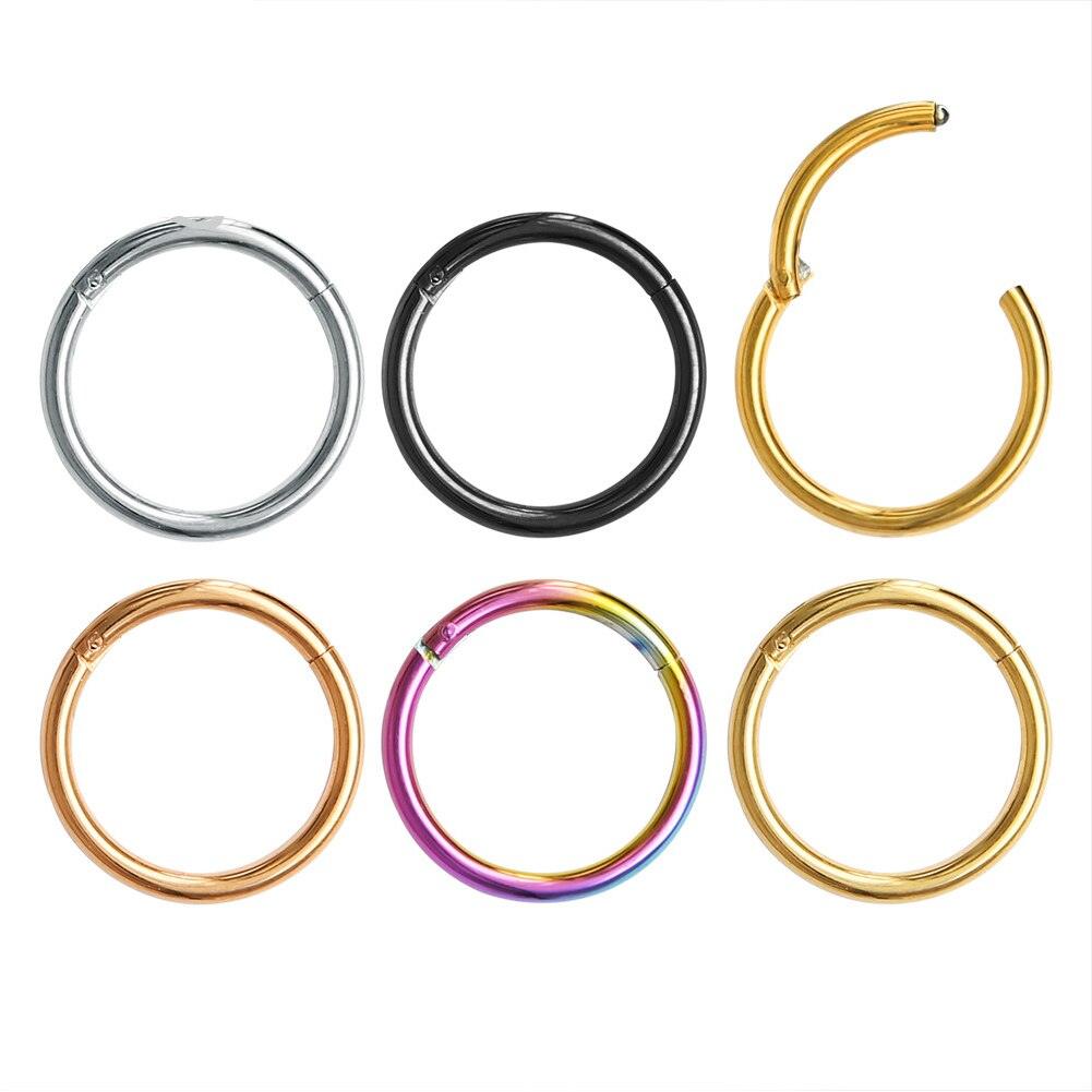 Fashion Surgical Steel Nose Hoop Nose Ring Stud Punk Style Body Piercing Jewelry Nose Ring Hoops Helix Lip Cartilage Tragus Helix Fashion Surgical Steel Nose Hoop Nose Ring Stud Punk Style Body Piercing Jewelry Nose Lip Ear Piercing