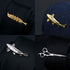 Fashion Tie Clips Men's Metal Necktie Bar Tie Bar Clip Men's Daily Tie Clip Accessories Unique Modern Stainless Steel Fashion Business Tie Bar Formal Shirt Wedding Ceremony Gold Tie Clip Men's Party Gifts