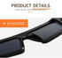 Fashion Trendy Chunky Frame 90s Rectangle Popular & Unique Square Small Sunglasses For Women & Men Rectangle Personalized Sun Glasses Design Outdoor Decent Shades Eyewear