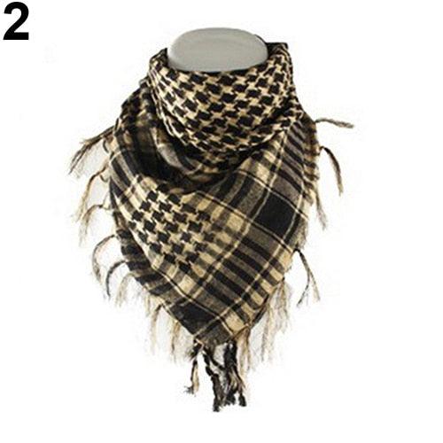 Fashion Unisex Lightweight Military Arab Tactical Desert Army Shemagh Keffiyeh Scarf Outdoor Unisex Army Military Tactical Arab Shemagh Cotton Scarves Hunting Keffiyeh Arabic Muslim Head Wrap Paintball Head Scarf Face Mesh Desert Bandanas