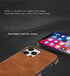 Fashion Wallet Card Holder Back Cover For iPhone 13 Pro Max 12 Mini 11 Xr X Xs 14 Pro Max Luxury PU Leather Case Genuine Leather iPhone Cover For Men Stylish Slim Design