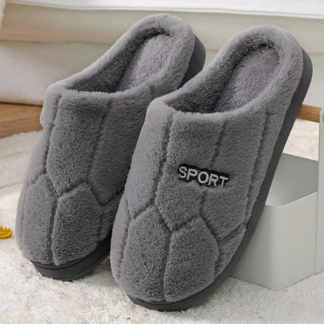 Fashion Winter Home Plush Slippers For Women Couples Non Slip House Shoes Unisex Men Indoor Bedrom House Slippers Cozy Fluff Bedroom Slippers Spa Slippers Closed Toe Design