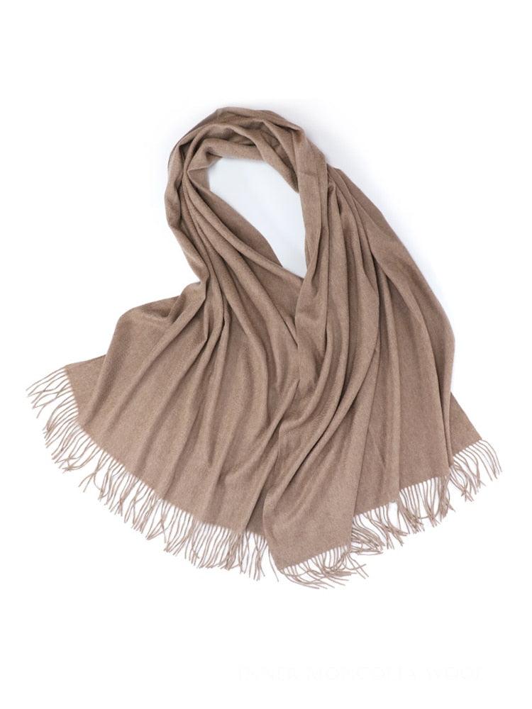 Fashion Winter Soft Wool Scarf Thickening Cashmere Lightweight Scarves Elegant Scarves Cashmere Escharpe Scarfs Lightweight Shawls Hijabs Shawls Scarves Warm Warps For Women