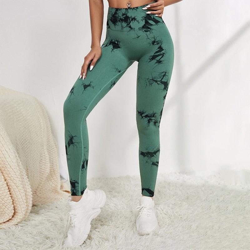 Fashion Women Leggings For Fitness Yoga Pants Push Up Workout Sports Legging Women's Seamless Workout Leggings High Waist Tummy Control Yoga Pants Gym Compression High Waist Gym Ladies Clothing