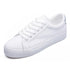 Fashion  Women's Vulcanize White Shoes Spring New Casual Classic Leather Women Casual White Sneakers Casual Sports Flat Low Top Sneaker Lace-up Classic Shoes