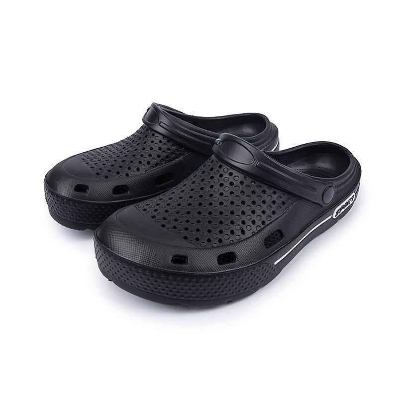 Fashion Womens Mens Garden Shoes Sandal Summer Hole Rubber Clogs Slippers High Quality Garden Sandals Women's Arch Support Clogs Garden Shoes Slip-on Outdoor Beach Slippers