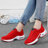 Fashion Womens Sneakers Air Cushion Soft Bottom Running Shoes Outdoor Mesh Breathable Tennis Shoes Comfortable Women Casual Shoes Trainers Running Shoes