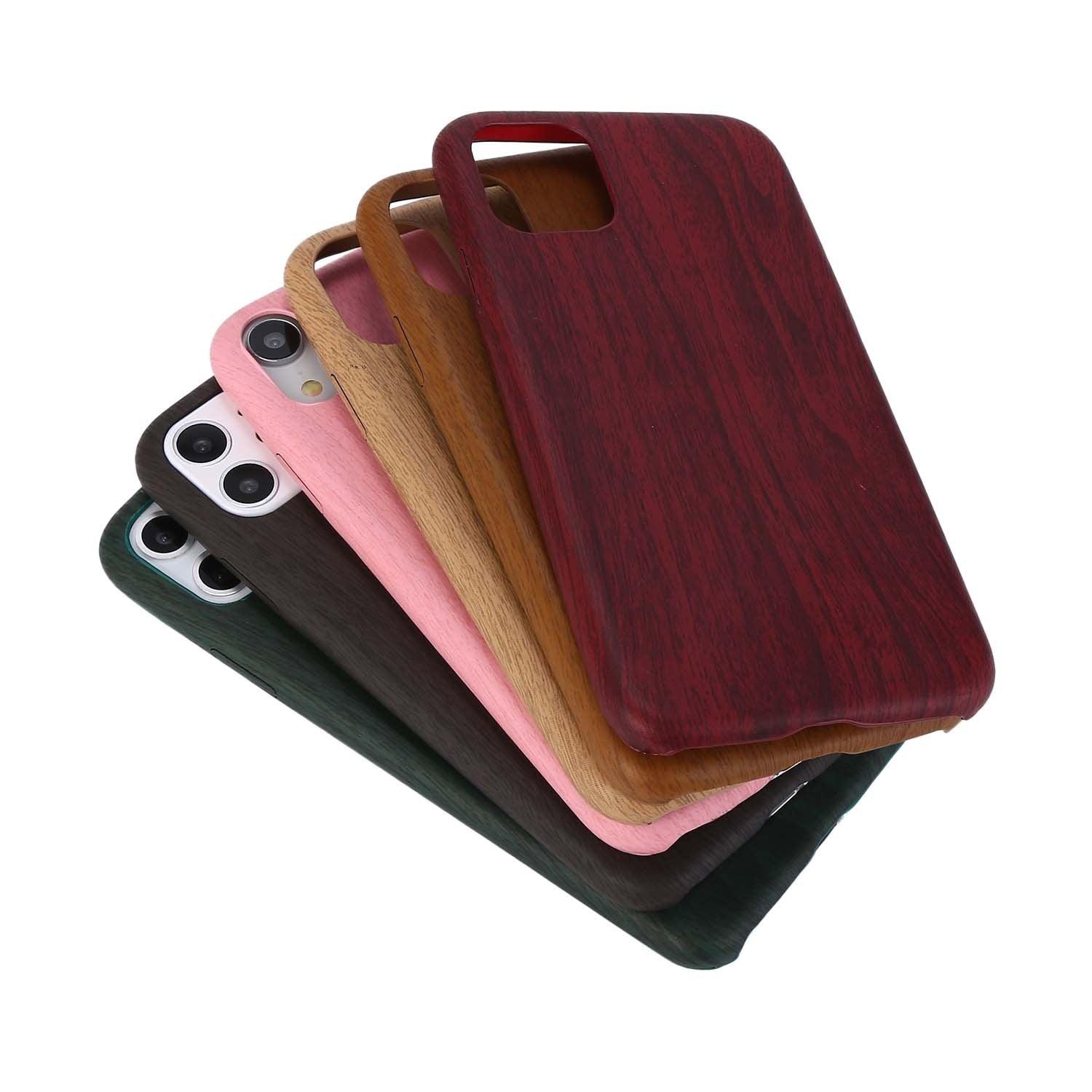 Fashion Wood Like Phone Cases for iPhone 13 12 11 Pro Max Anti Knock Back Cover for iPhone X XR XS Max 7 8 Plus Se Unique & Classy Minimalistic Cover Wireless Charging Compatible Real Wooden Case for iPhone