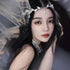 Fashionable Crown The Eyebrows The Heart The Ethnic Style The Forehead, The Oriental Gentle And Elegant Hair Band Headbands Hair Accessories Headdress Jewelry Face Cover With Tassel Chinese Traditional Wedding Hair Accessories