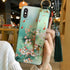 Fashionable Flower Phone Case for iPhone 11 12 13 14 Pro MAX X XS MAX XR 8 7 6 6s Plus X Soft Back Cases Wrist Strap Tassel Cover shockproof Hard Back Cover Slim Full Body Protective Trendy Cute Stylish Phone Case for Women