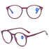 Fashionable Women And Men Round Reading Glasses Fashion Ultra Light Anti Blue Light Eyeglasses Unisex Stylish Eyeglasses Glasses Clear Lens Diopters +1+1.5+2+2.5+3+3.5+4