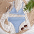 Female Swimsuit High Waist Bikini Women High Waist Swimsuits Triangle Bathing Suit V Neck Two Piece Bikini Sets Women Swimwear Two-pieces Bikini Set Ribbed Bather Bathing Suit Swim