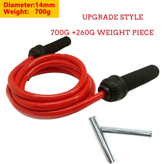 Fitness Weight-Bearing Bold And Heavy Sport Jump Rope Adjustable PVC Jump Rope For Cardio Fitness Versatile Jump Rope PVC Skipping Rope For Speed Training