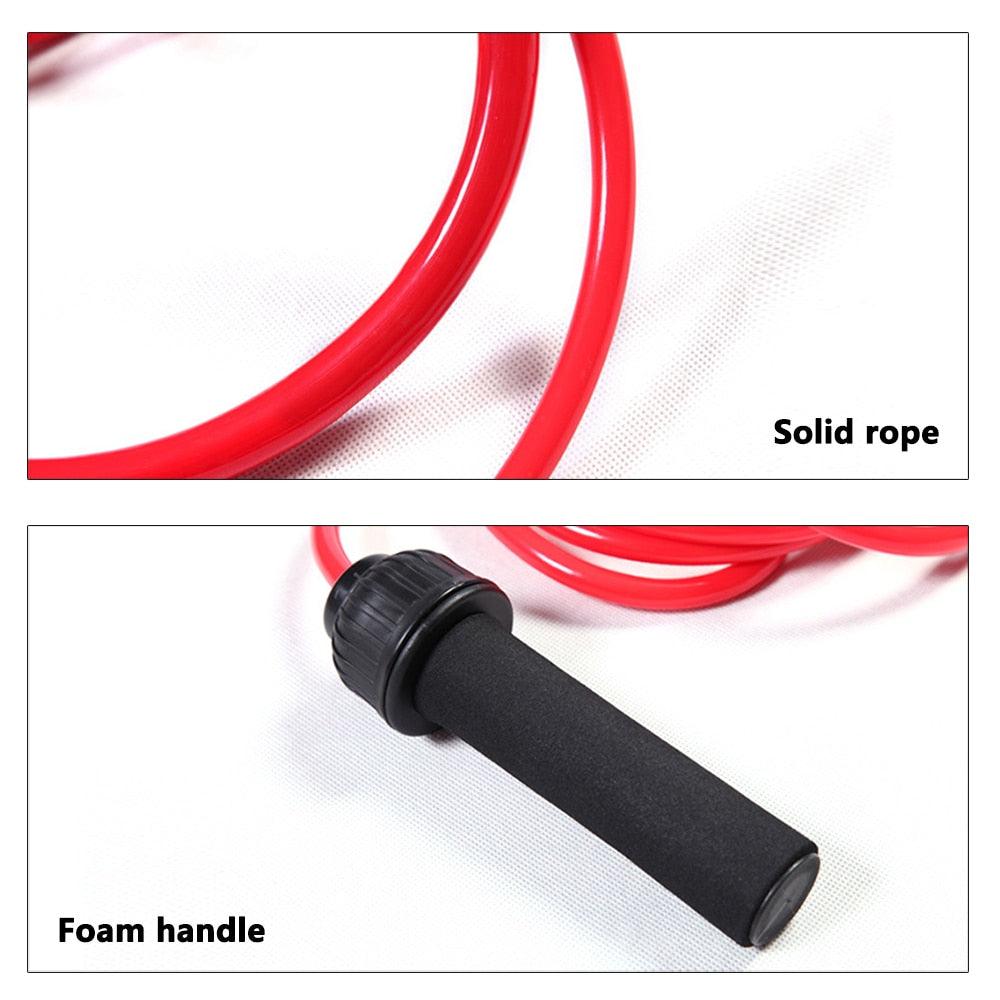 Fitness Weight-Bearing Bold And Heavy Sport Jump Rope Adjustable PVC Jump Rope For Cardio Fitness Versatile Jump Rope PVC Skipping Rope For Speed Training