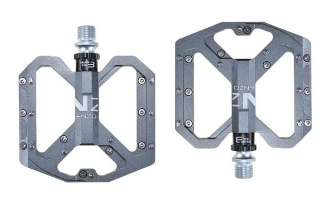 Flat Foot Ultralight Mountain Bike Pedals CNC Aluminum Alloy Sealed 3 Bearing Anti-slip Bicycle Pedals Bicycle Bike Pedals CNC Machined Platform Pedal 3 Sealed Bearings Bicycle Pedal For Adult And Youth With Non-Slip