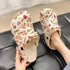 Flat Slippers For Women Summer Slipper Cute Sandals Casual Shoes Hollow Out Mesh Sandal Clogs Sandals Quick Drying Slippers Walking Lightweight Rain Beach Summer Pool Water Shoes Breathable Footwear