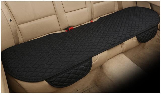 Flax Car Seat Cover Front Rear Linen Fabric Cushion Breathable Protector Mat Pad Universal Auto Interior Styling Truck  Car Seat Cushion Breathable Comfort Universal for Most Vehicles Automotive Interior Seat Protector Without Binding Pad Linen Mat Car In