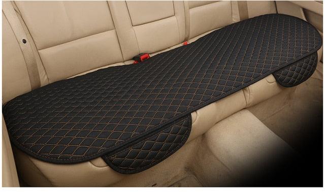 Flax Car Seat Cover Front Rear Linen Fabric Cushion Breathable Protector Mat Pad Universal Auto Interior Styling Truck  Car Seat Cushion Breathable Comfort Universal for Most Vehicles Automotive Interior Seat Protector Without Binding Pad Linen Mat Car In