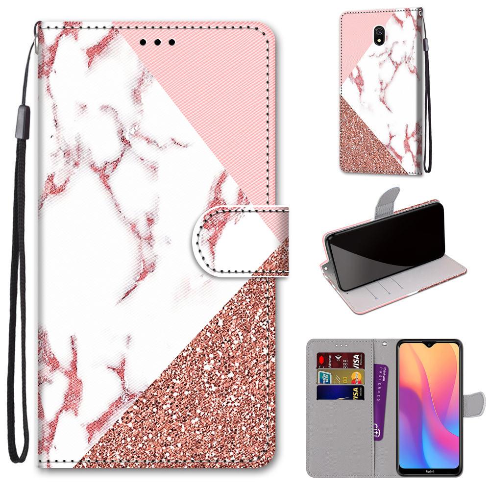 Flip Case For Xiaomi Redmi Note 8 Pro 7 8T note4 4X Phone Case Leather Wallet Book Cute Cat Cover For Redmi 8 8A 7 7A 4 4X Cases Leather Wallet Flip Card Slots Holder Cover Side Pocket Shockproof Protective Magnetic Closure Bumper Phone Cases