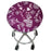 Floral Printed Round Chair Cover Bar Stool Elastic Seat Cover Home Chair Slipcover Anti-dirty Case Removable Chair Protector Stretch Round Bar Stool Covers Washable Stool Cushion Slipcover Elastic Bar Chair Covers