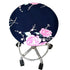 Floral Printed Round Chair Cover Bar Stool Elastic Seat Cover Home Chair Slipcover Anti-dirty Case Removable Chair Protector Stretch Round Bar Stool Covers Washable Stool Cushion Slipcover Elastic Bar Chair Covers