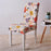 Floral Printing Chair Cover Elastic Anti-dirty Stretch Removable Hotel Banquet Kitchen Seat Case Washable Dining Chair Covering Washable Chair Seat Covers Protector for Dining Room Universal Spandex Solid Chair Slip Covers