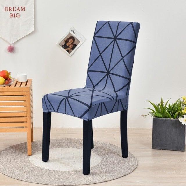 Floral Printing Chair Cover Elastic Anti-dirty Stretch Removable Hotel Banquet Kitchen Seat Case Washable Dining Chair Covering Washable Chair Seat Covers Protector for Dining Room Universal Spandex Solid Chair Slip Covers