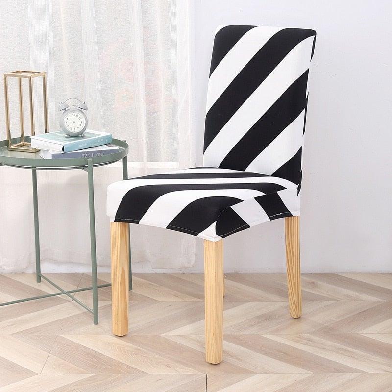 Floral Printing Chair Cover Elastic Anti-dirty Stretch Removable Hotel Banquet Kitchen Seat Case Washable Dining Chair Covering Washable Chair Seat Covers Protector for Dining Room Universal Spandex Solid Chair Slip Covers