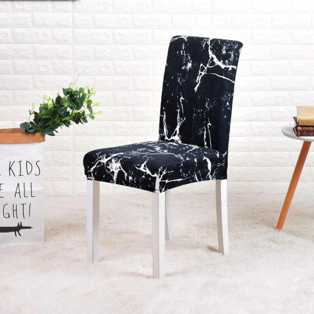 Floral Printing Chair Cover Elastic Anti-dirty Stretch Removable Hotel Banquet Kitchen Seat Case Washable Dining Chair Covering Washable Chair Seat Covers Protector for Dining Room Universal Spandex Solid Chair Slip Covers